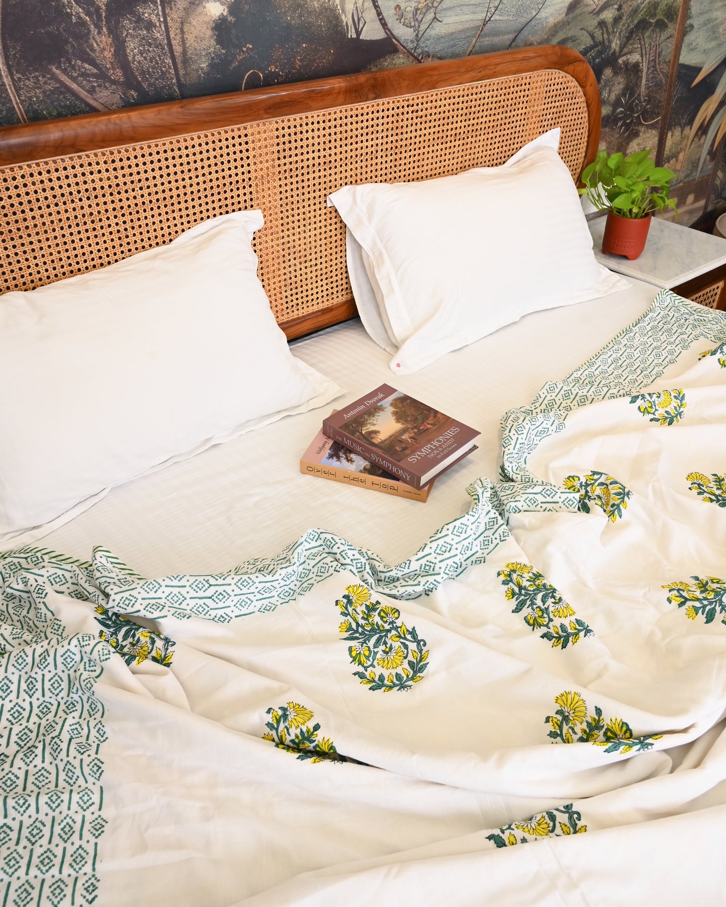 Rangrez Hand Block Printed Cotton Dohar AC Blanket