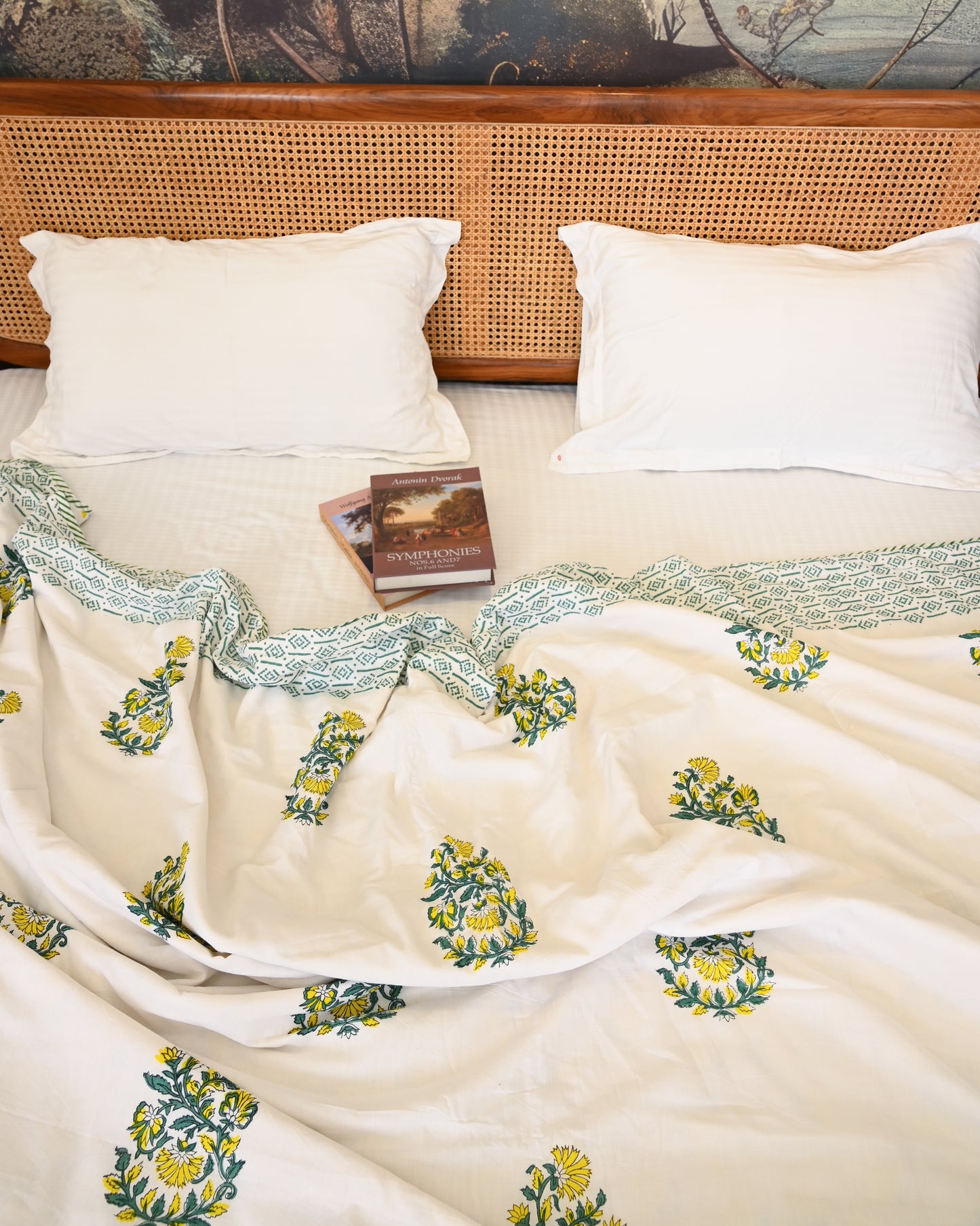 Rangrez Hand Block Printed Cotton Dohar AC Blanket
