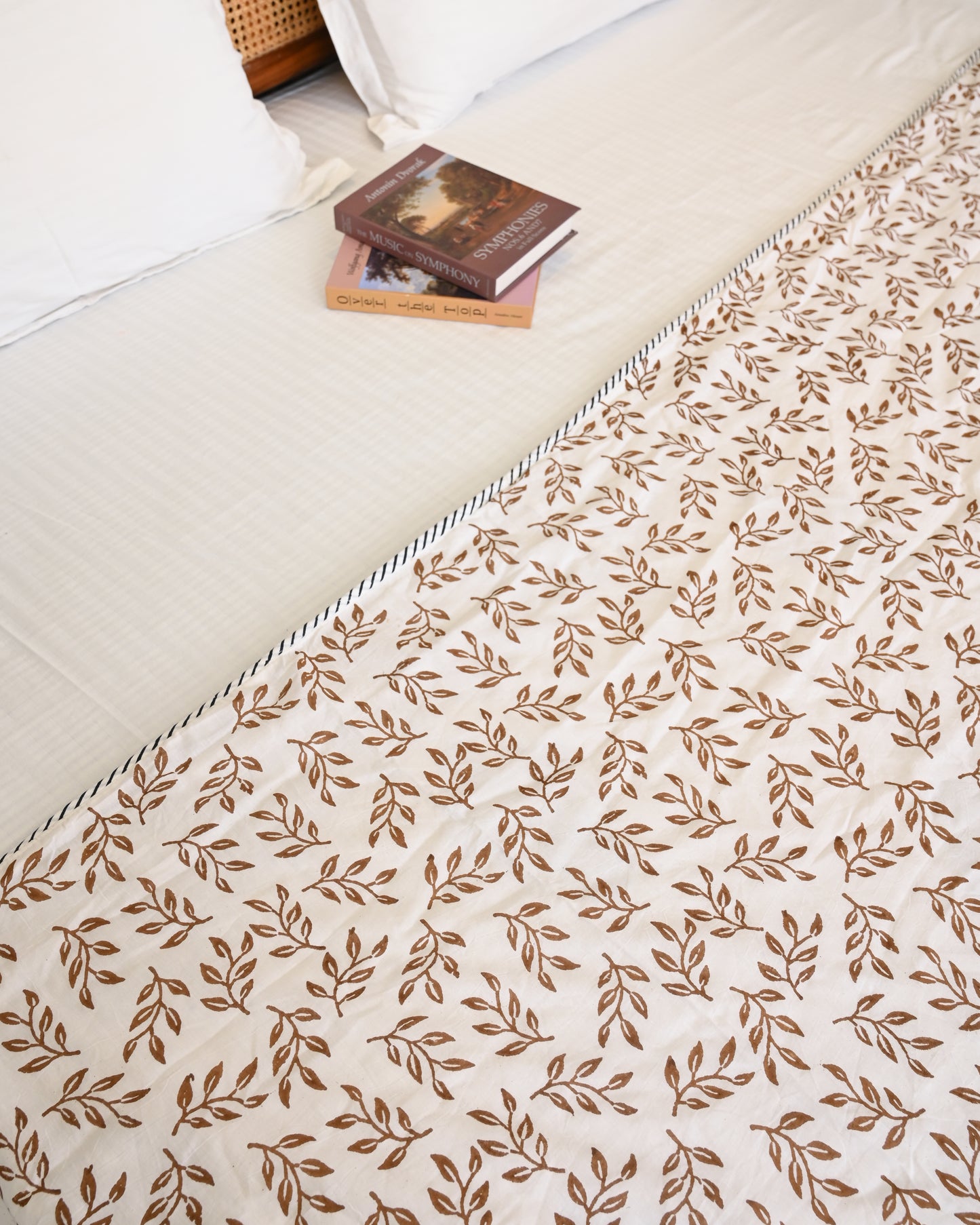 Saaz Hand Block Printed Cotton Dohar AC Blanket