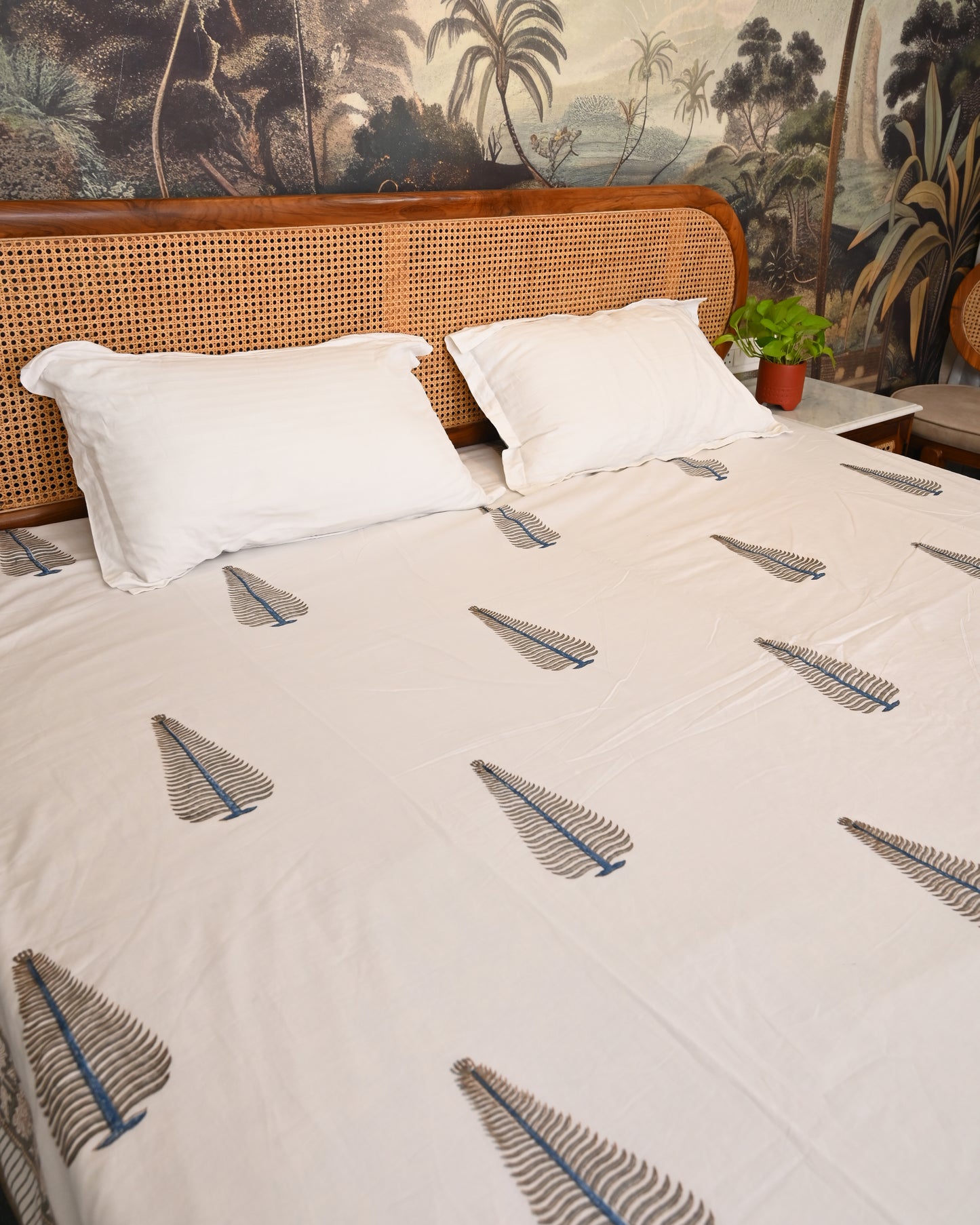 Meera Hand Block Printed Cotton Dohar AC Blanket
