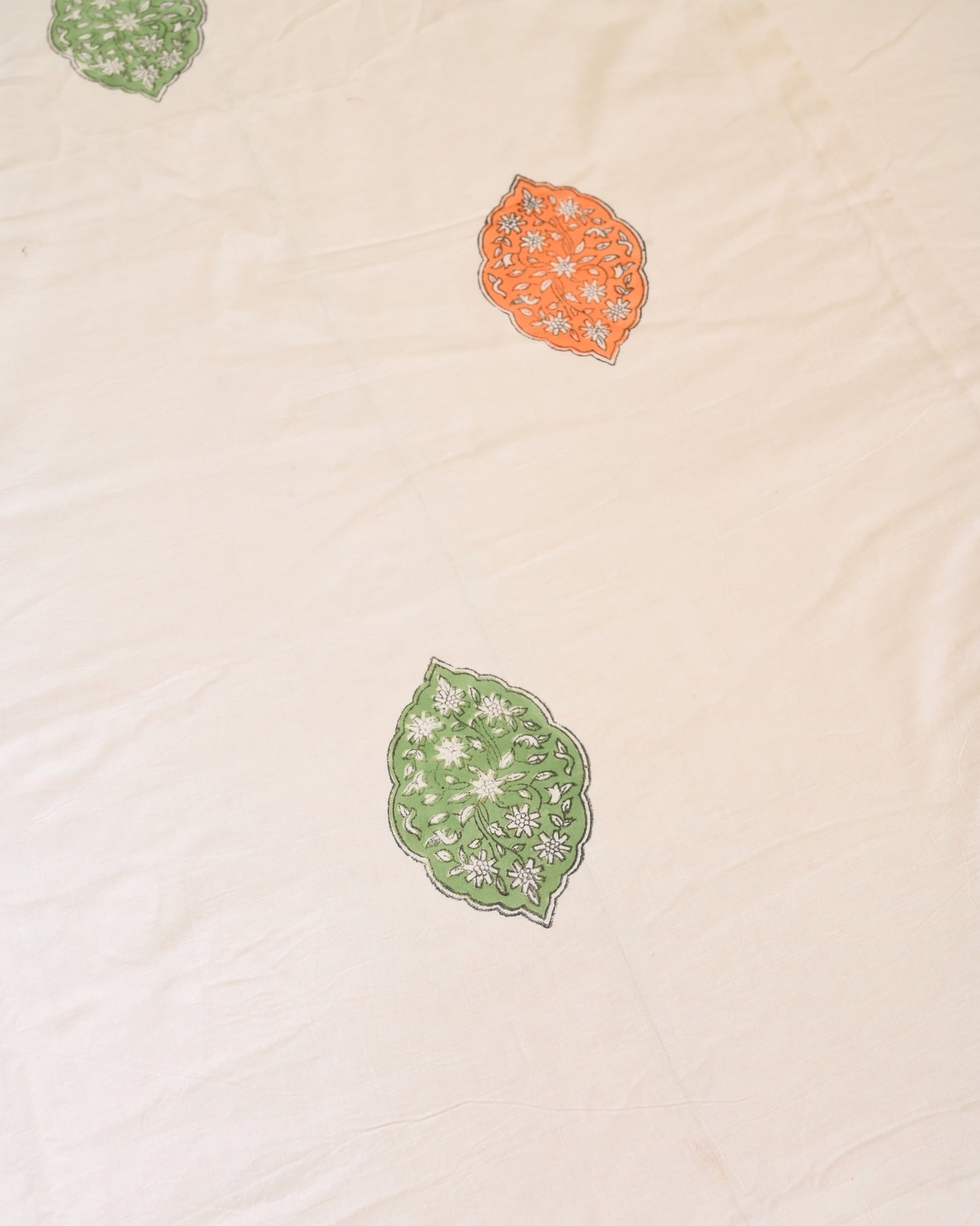 Pichwai Hand Block Printed Cotton Dohar AC Blanket