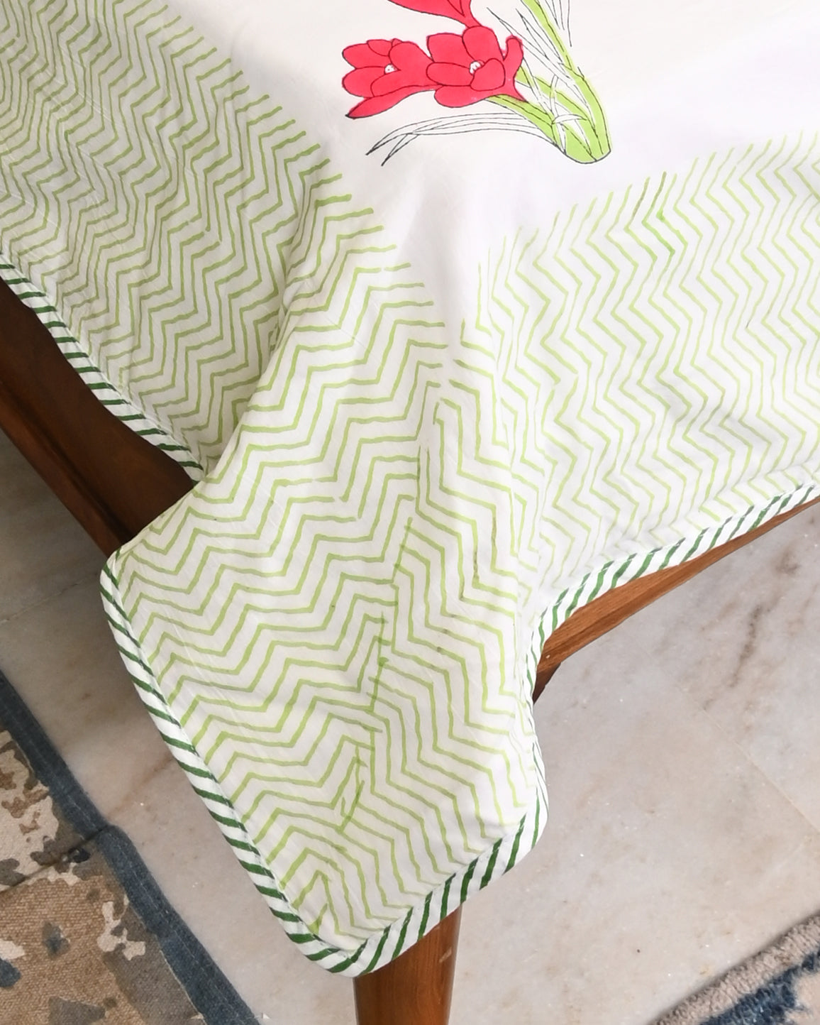 Kavya Hand Block Printed Cotton Dohar AC Blanket
