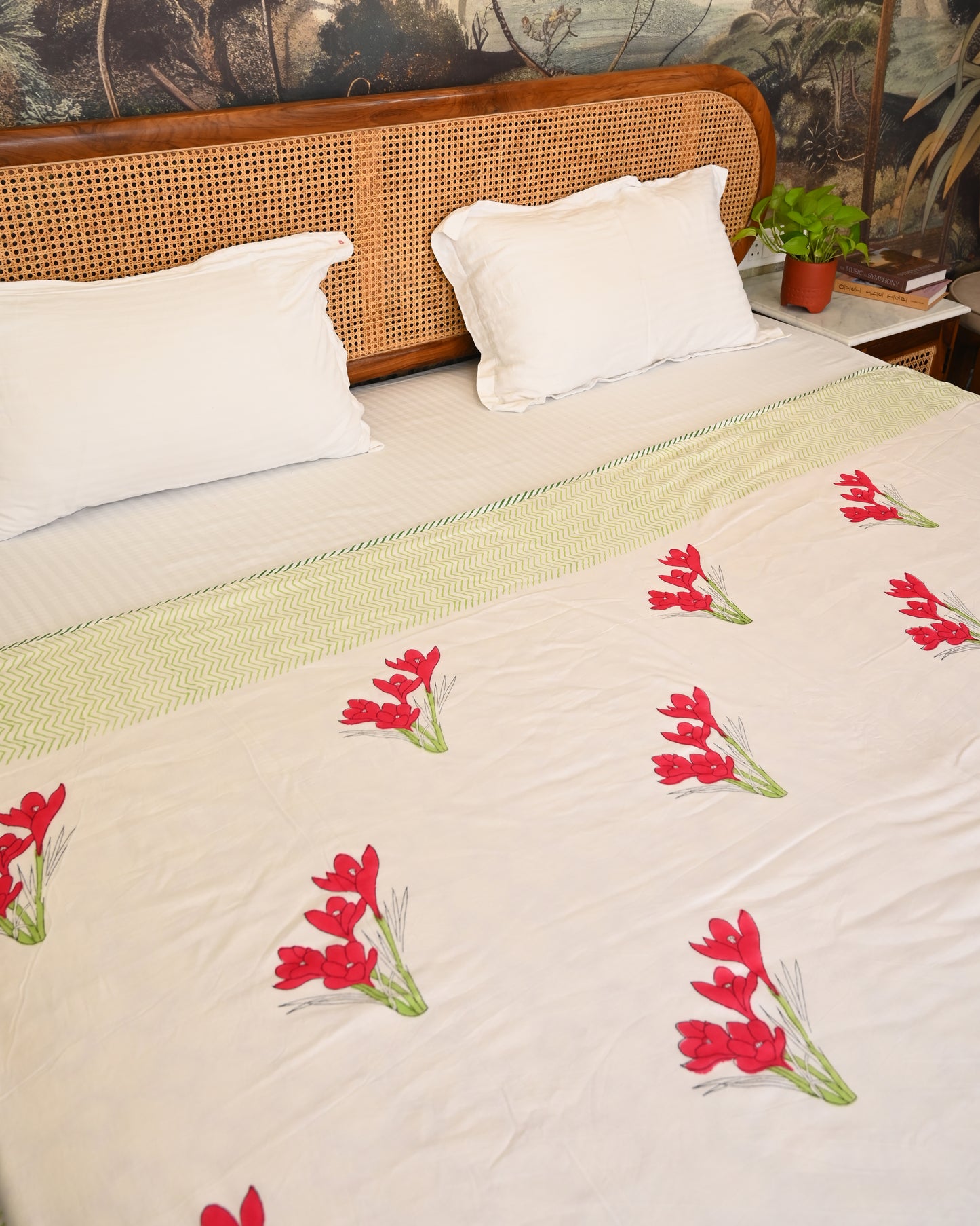 Kavya Hand Block Printed Cotton Dohar AC Blanket