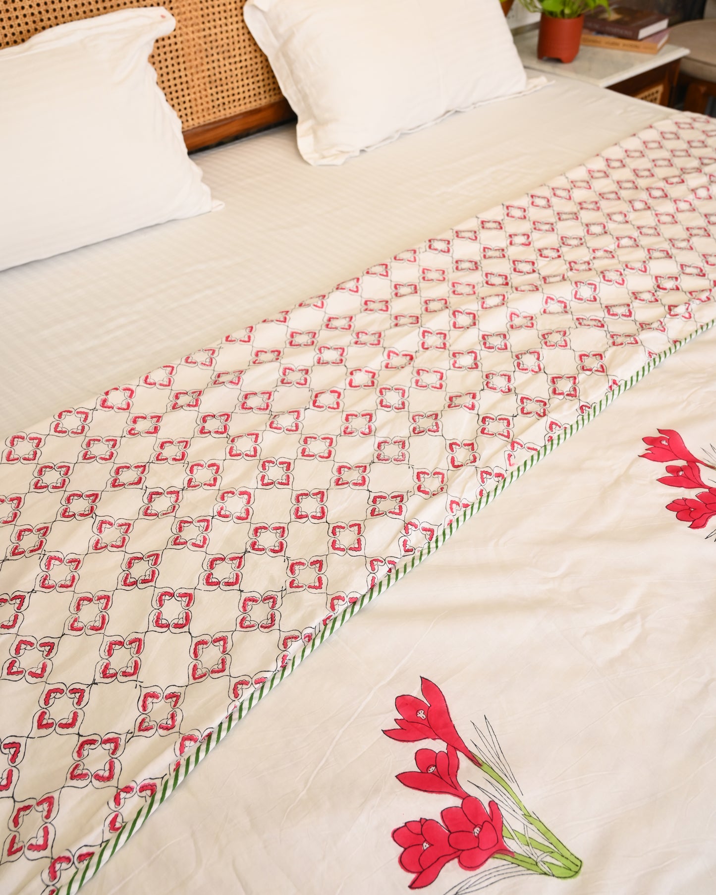 Kavya Hand Block Printed Cotton Dohar AC Blanket