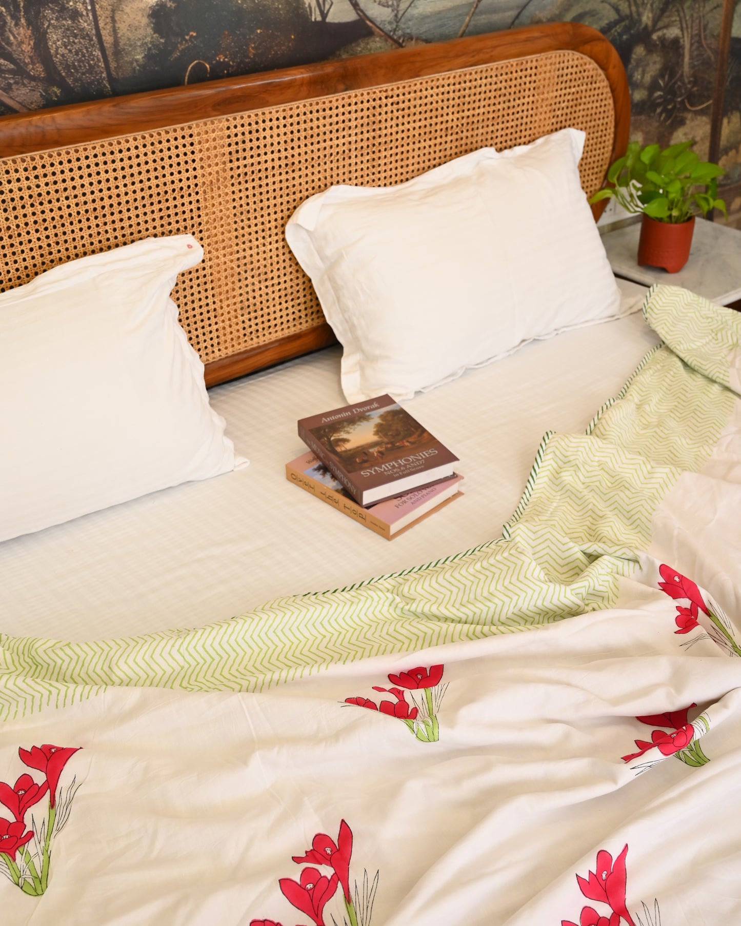 Kavya Hand Block Printed Cotton Dohar AC Blanket