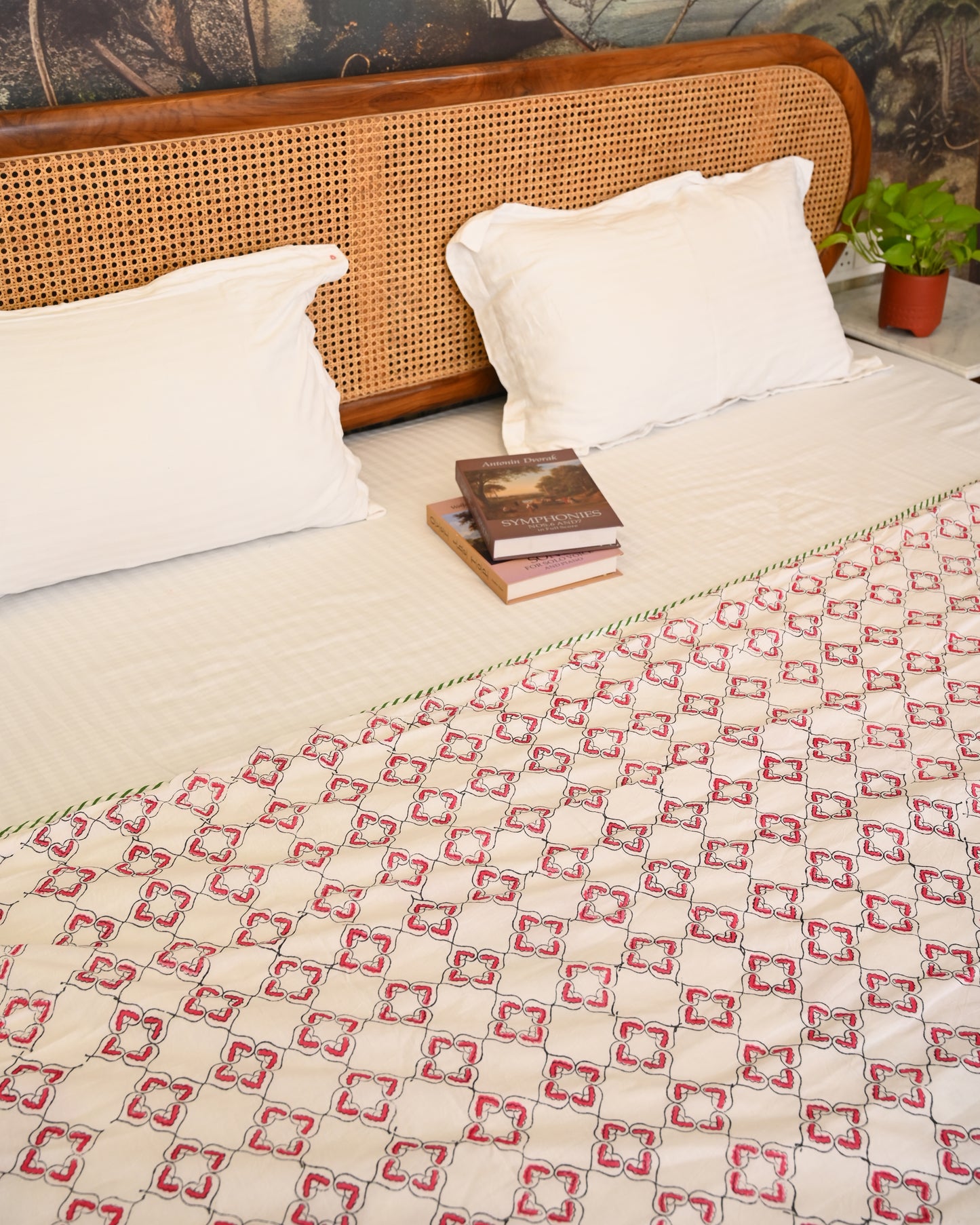 Kavya Hand Block Printed Cotton Dohar AC Blanket