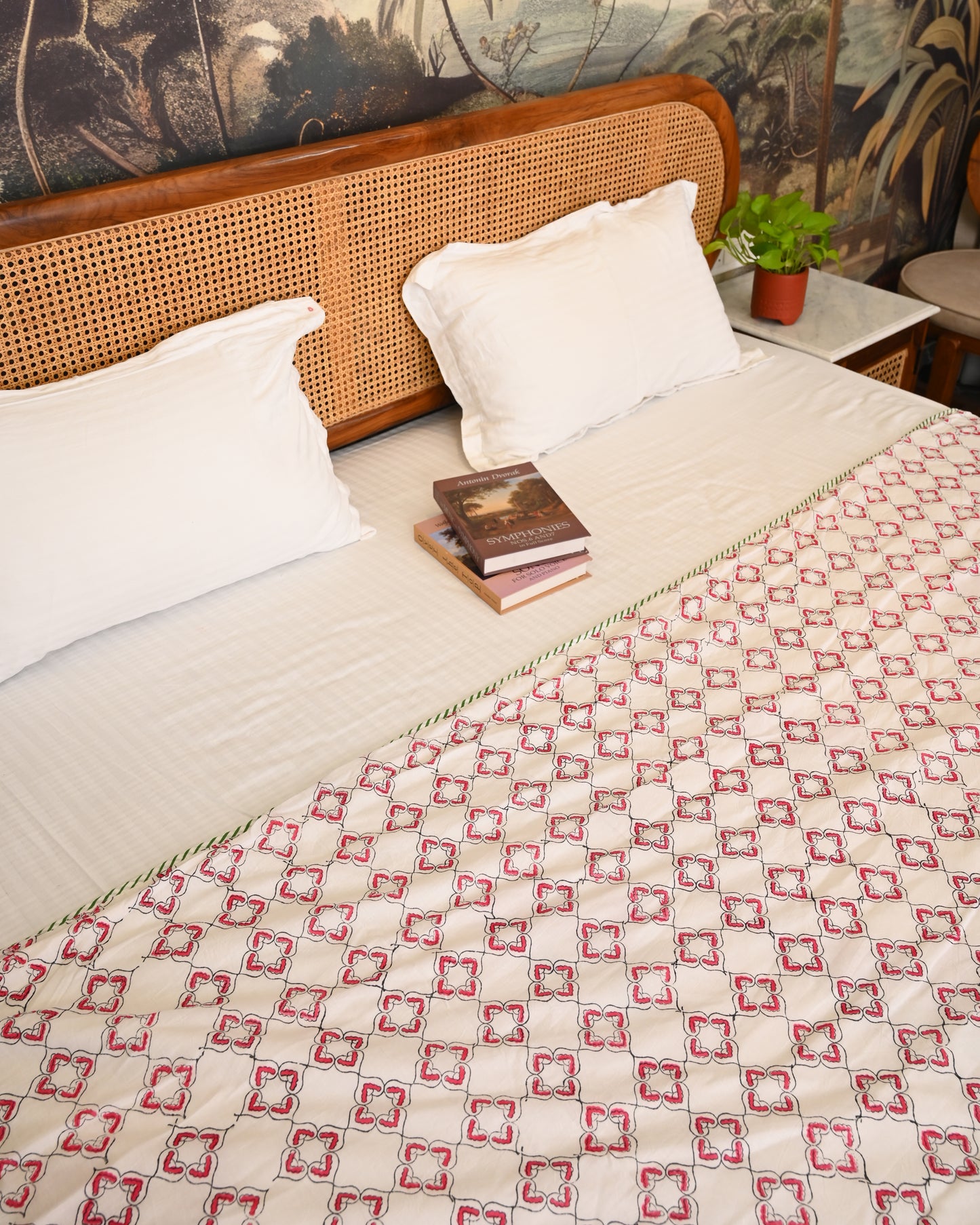 Kavya Hand Block Printed Cotton Dohar AC Blanket