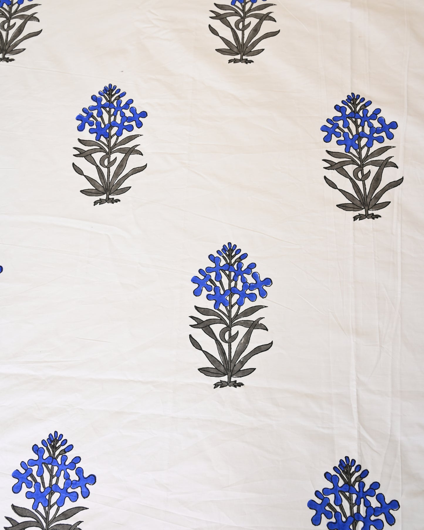 Gulbahar Premium Hand Block Printed Cotton Bedsheet