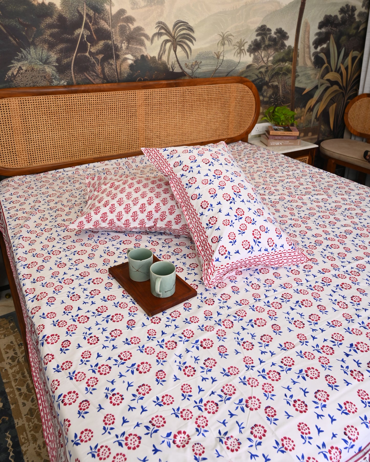 Meher Premium Hand Block Printed Cotton Bedsheet