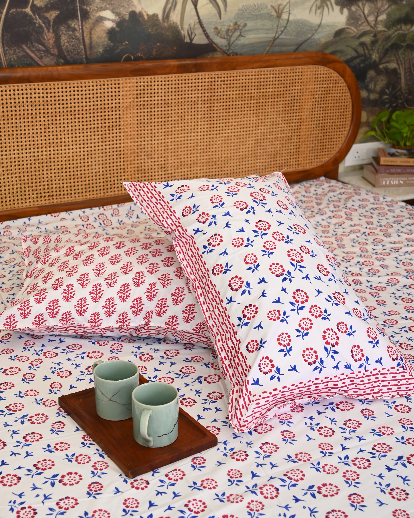 Meher Premium Hand Block Printed Cotton Bedsheet