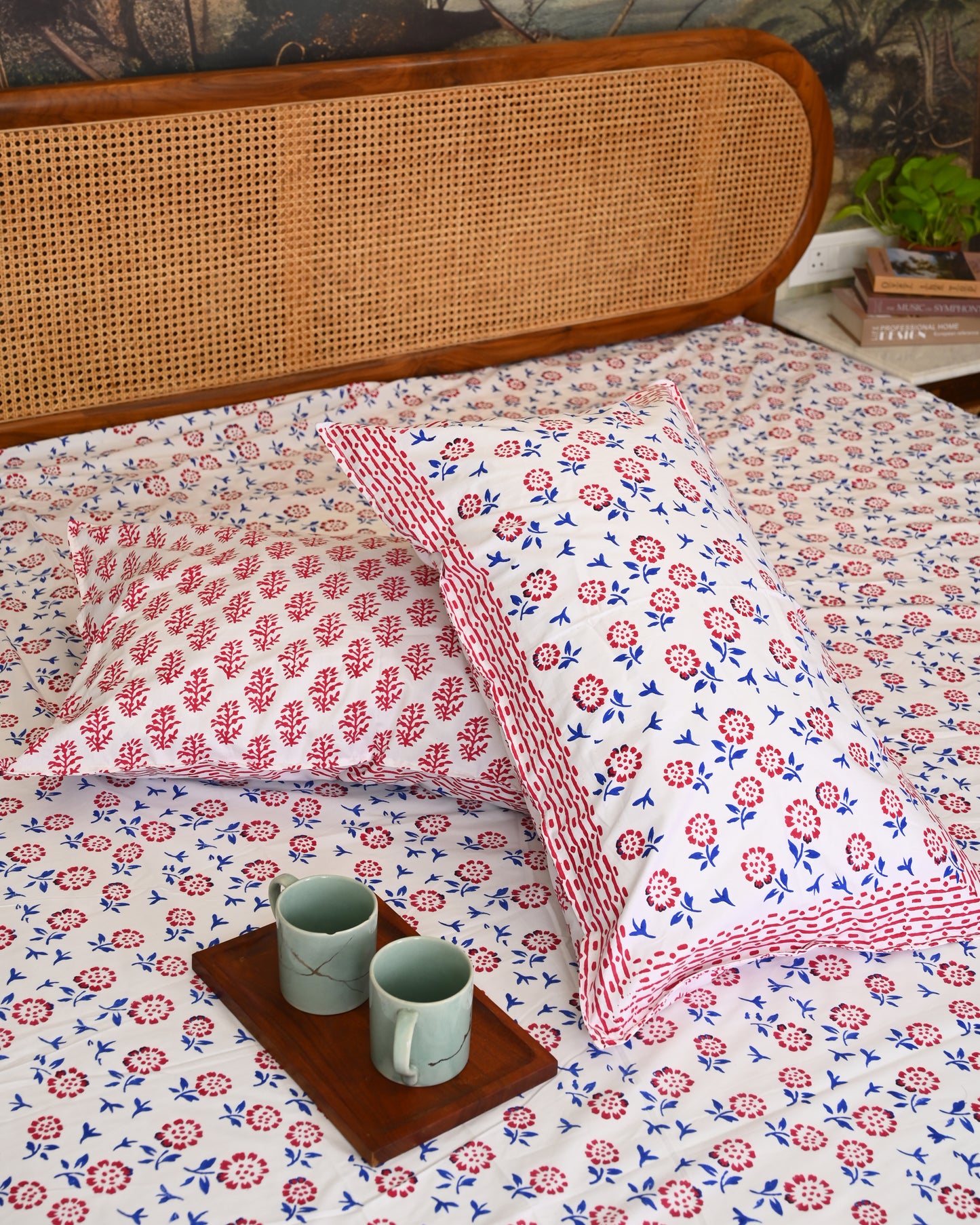 Meher Premium Hand Block Printed Cotton Bedsheet