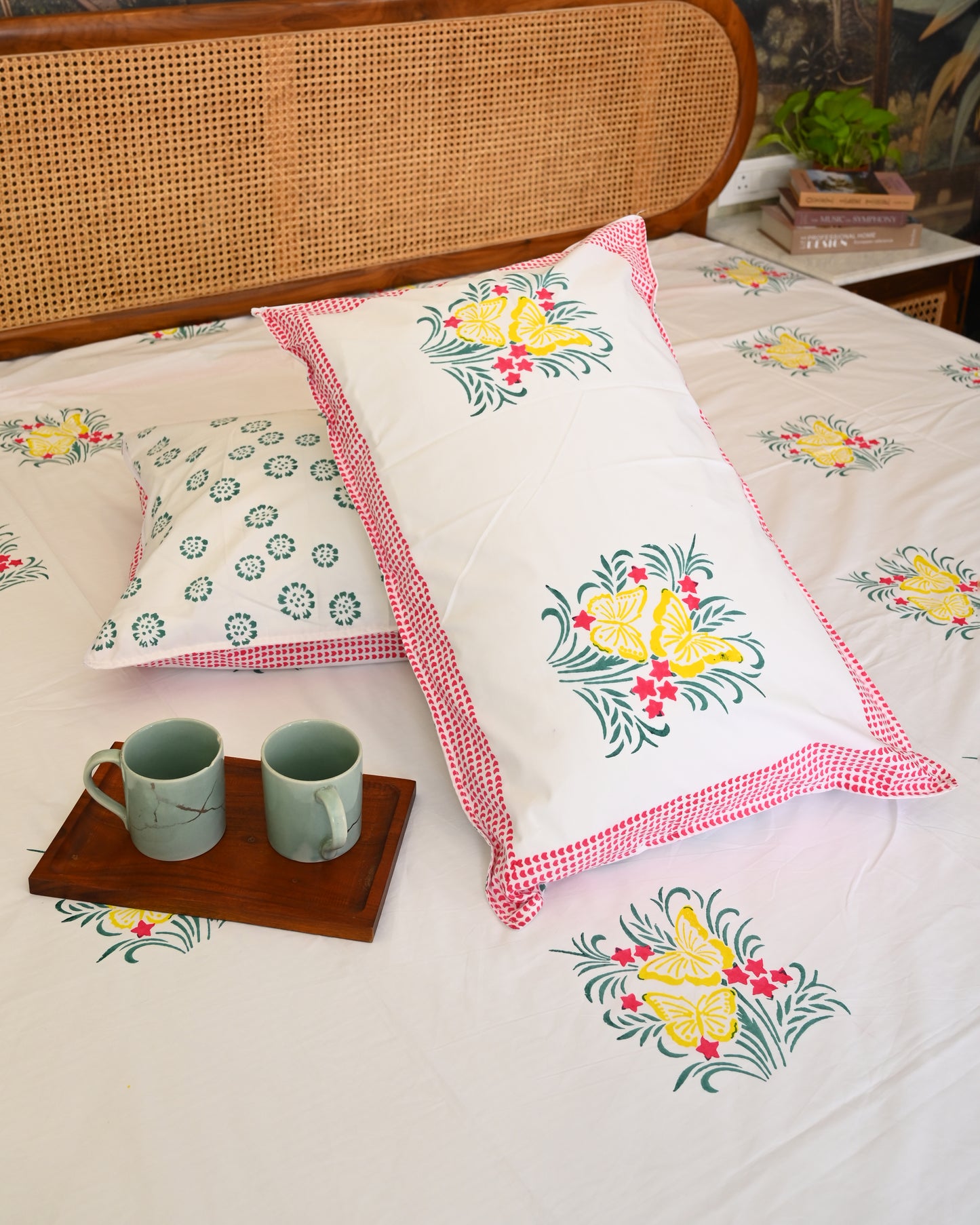 Aabha Premium Hand Block Printed Cotton Bedsheet