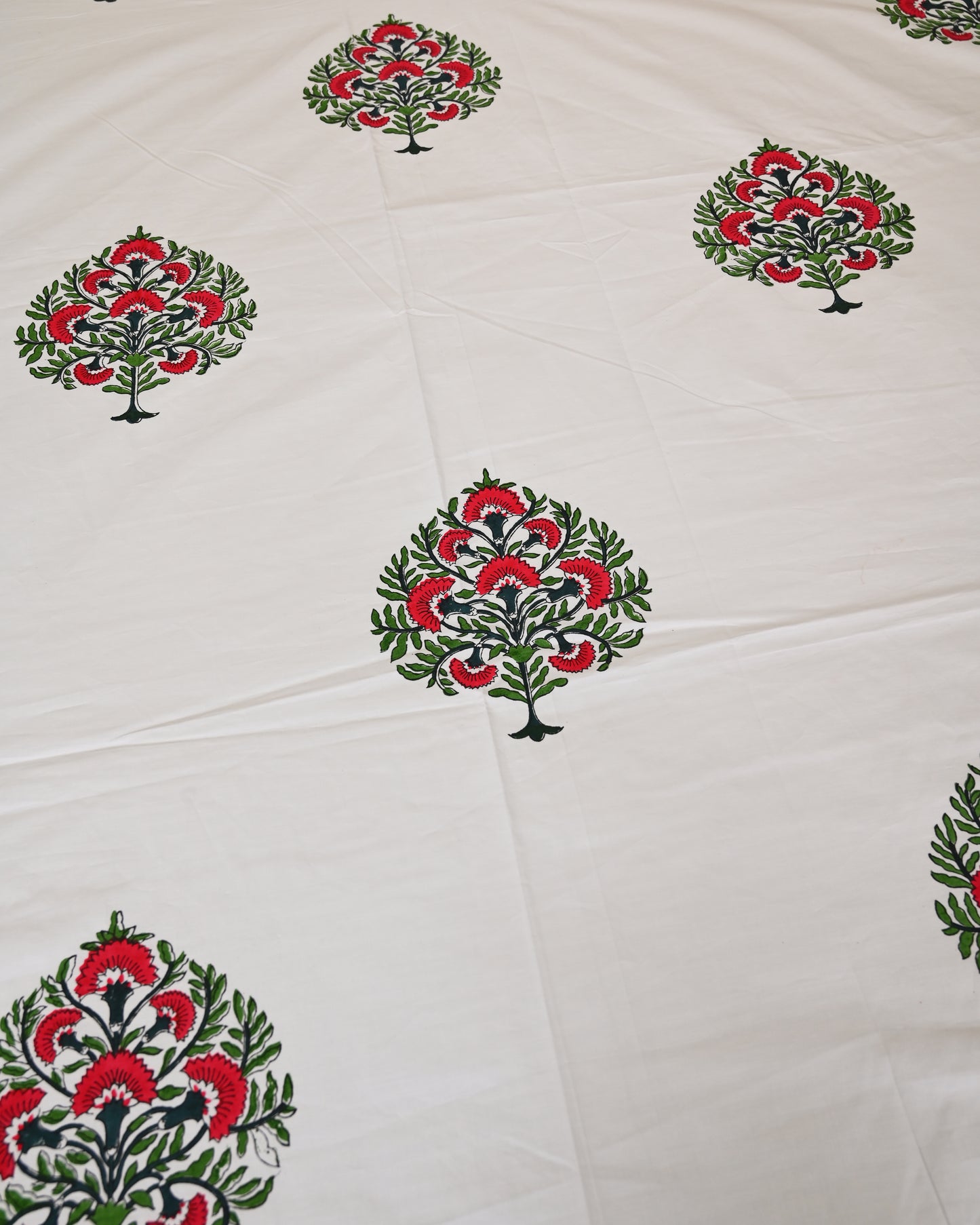 Taraang Premium Hand Block Printed Cotton Bedsheet