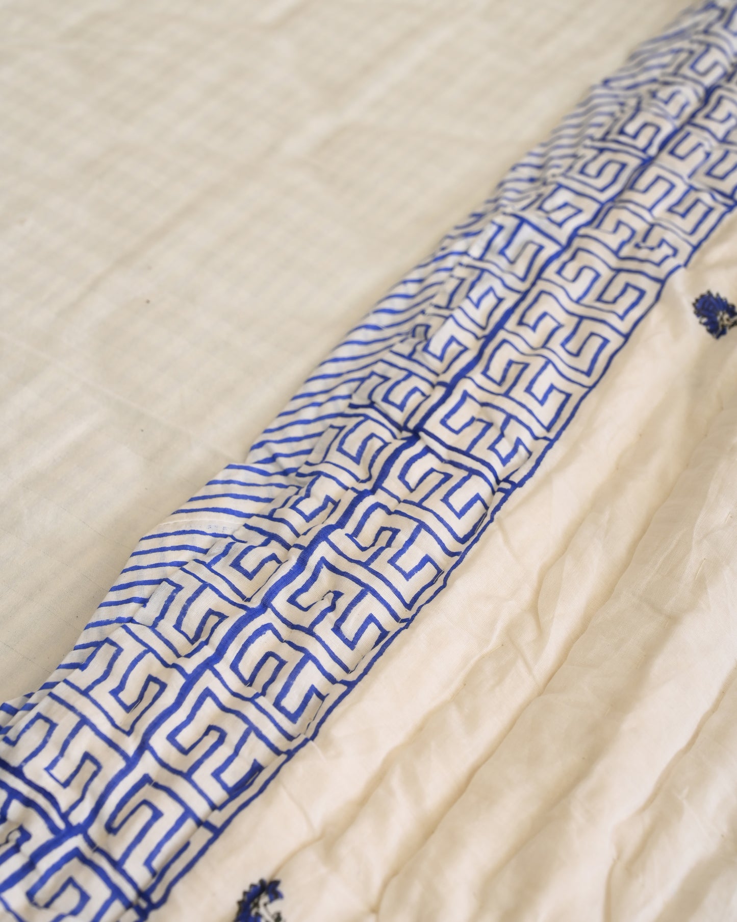 Anokhi Hand Block Printed Mulmul Cotton Quilt