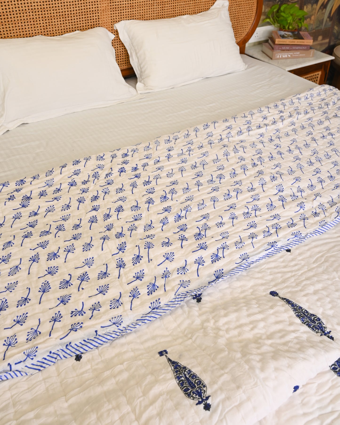 Anokhi Hand Block Printed Mulmul Cotton Quilt