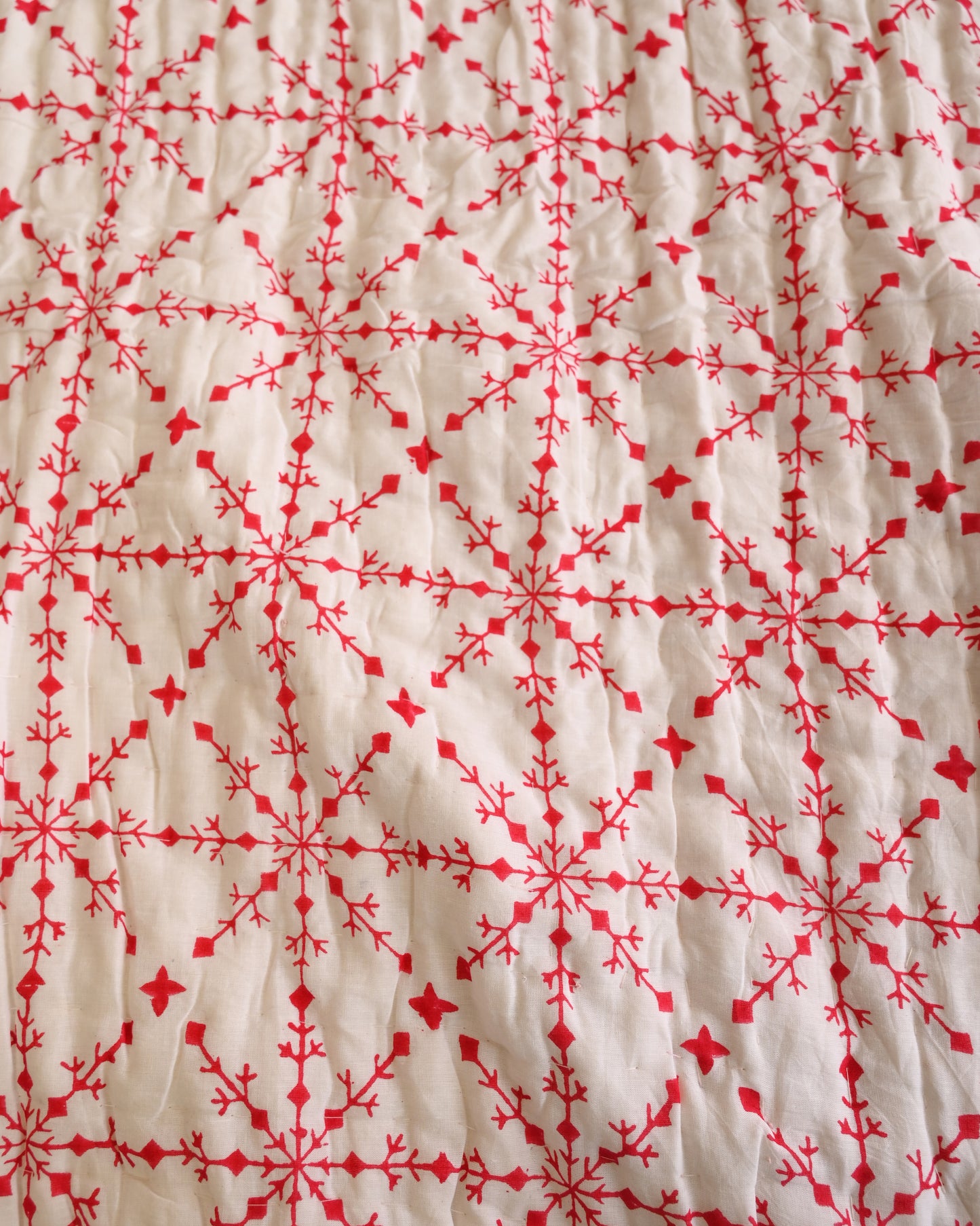 Roohani Hand Block Printed Mulmul Cotton Quilt