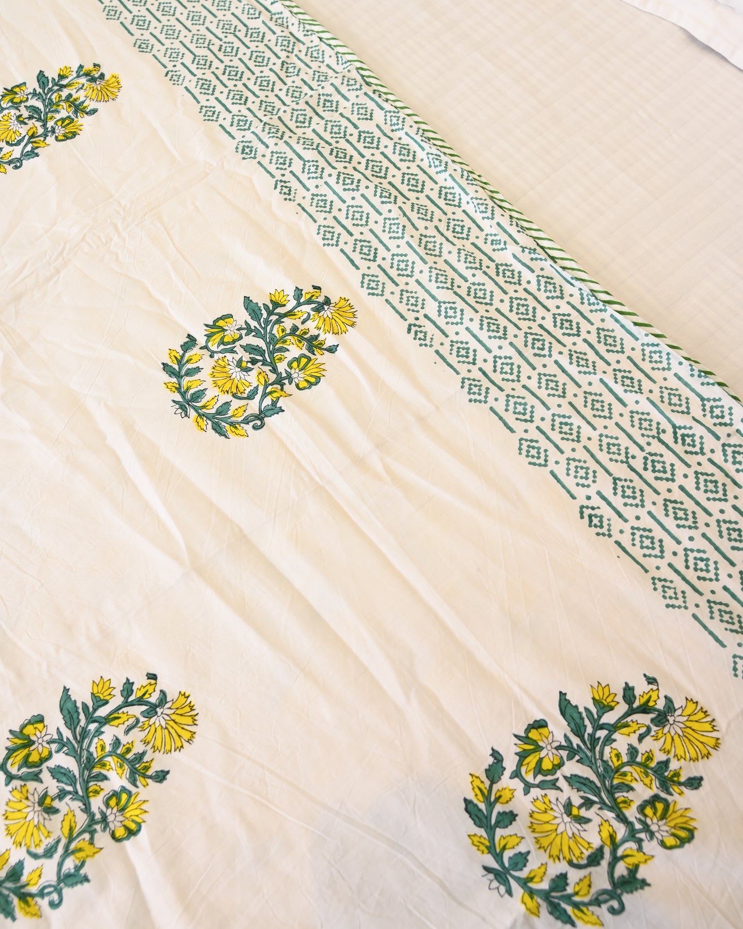 Rangrez Hand Block Printed Cotton Dohar AC Blanket
