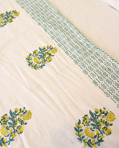 Rangrez Hand Block Printed Cotton Dohar AC Blanket