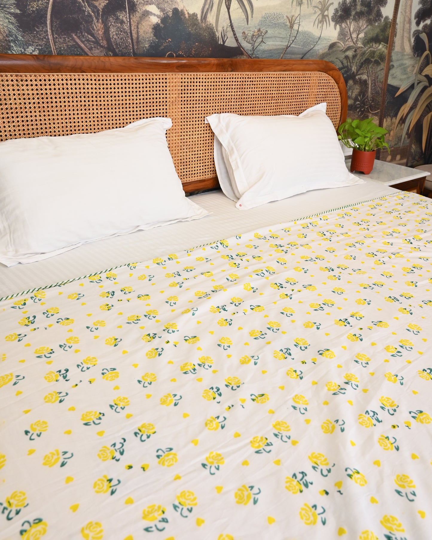 Rangrez Hand Block Printed Cotton Dohar AC Blanket