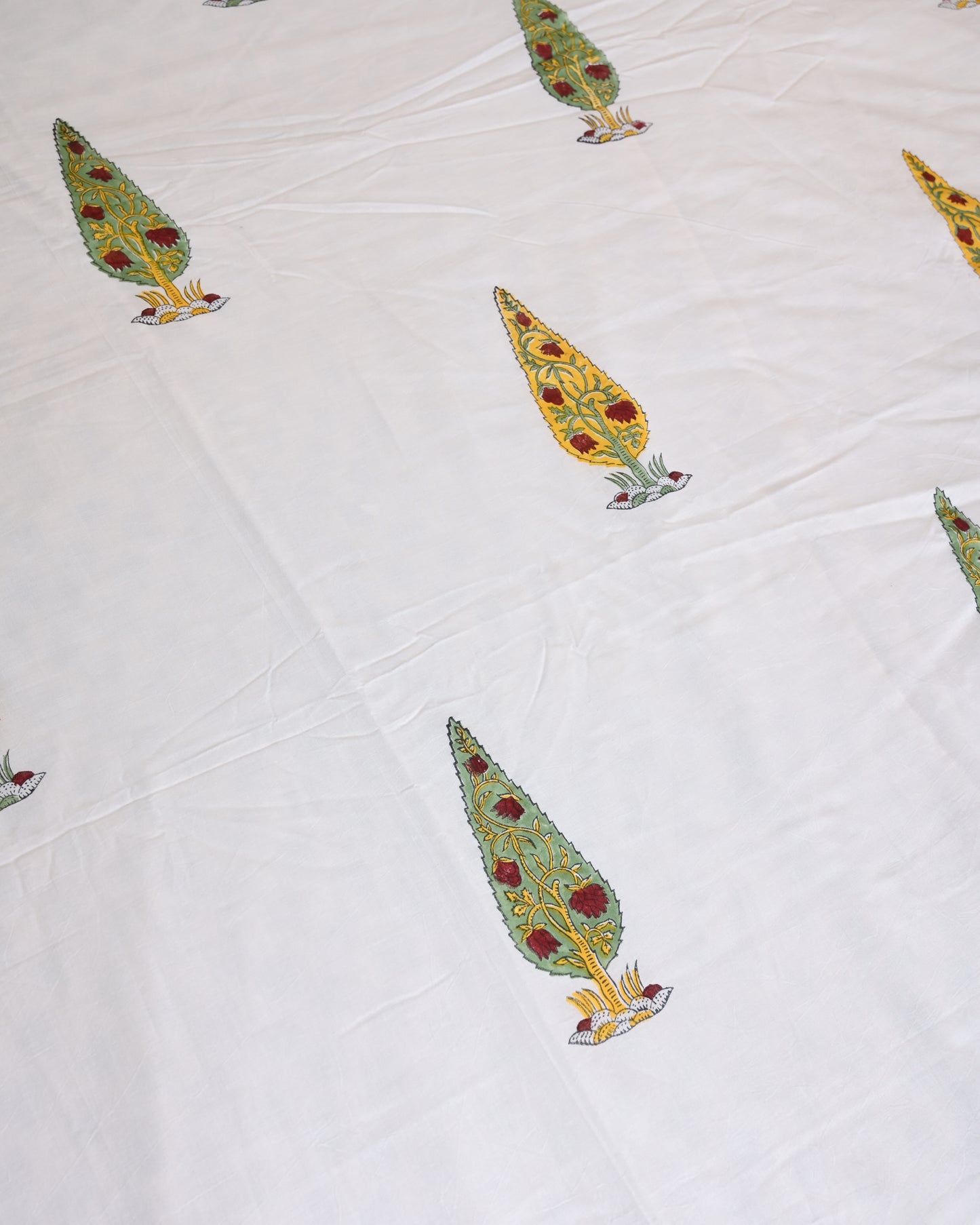 Jharokha Hand Block Printed Cotton Dohar AC Blanket