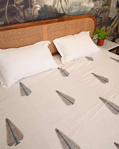 Meera Hand Block Printed Cotton Dohar AC Blanket