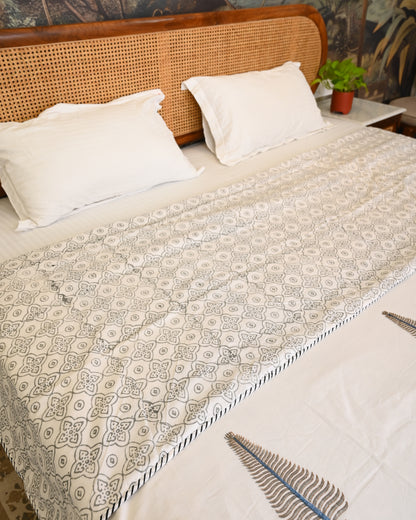 Meera Hand Block Printed Cotton Dohar AC Blanket