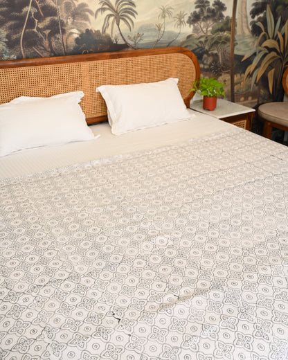 Meera Hand Block Printed Cotton Dohar AC Blanket