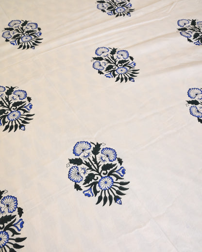 Patola Hand Block Printed Cotton Dohar AC Blanket