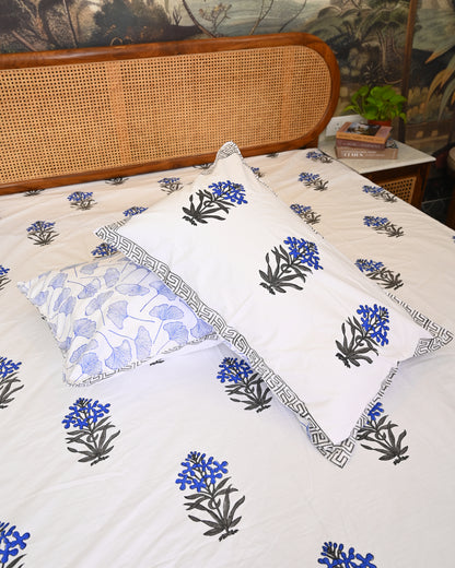 Gulbahar Premium Hand Block Printed Cotton Bedsheet
