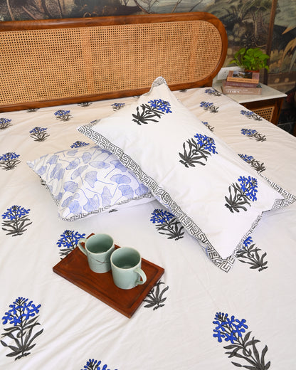 Gulbahar Premium Hand Block Printed Cotton Bedsheet