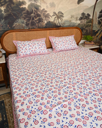 Meher Premium Hand Block Printed Cotton Bedsheet
