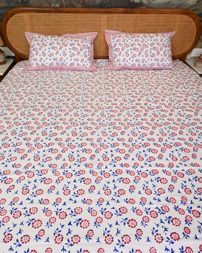 Meher Premium Hand Block Printed Cotton Bedsheet