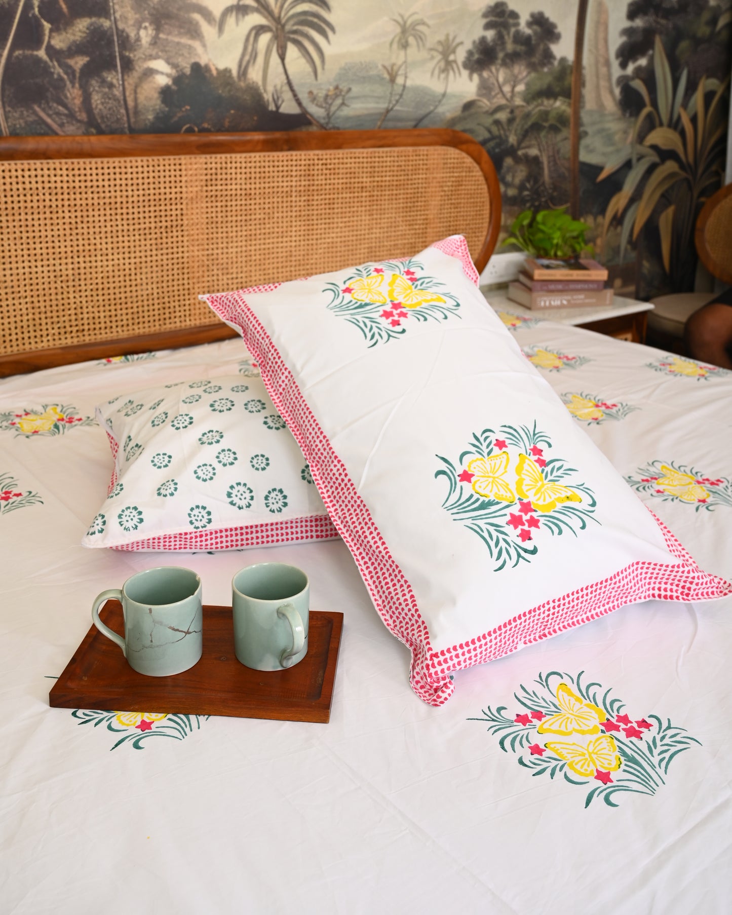 Aabha Premium Hand Block Printed Cotton Bedsheet