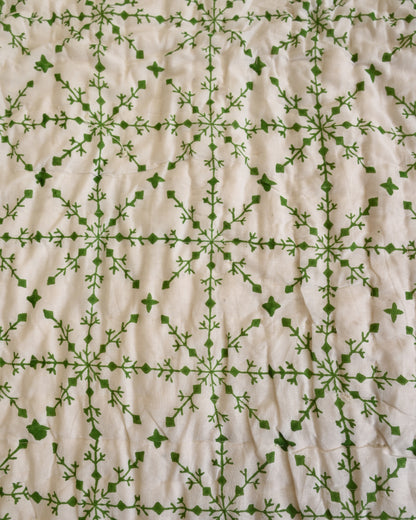 Meher Hand Block Printed Mulmul Cotton Quilt