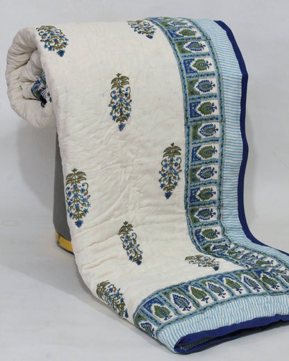 Mugal Buta Cotton Quilt